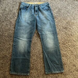 Lee Blue Relaxed Jeans with Faded Wash